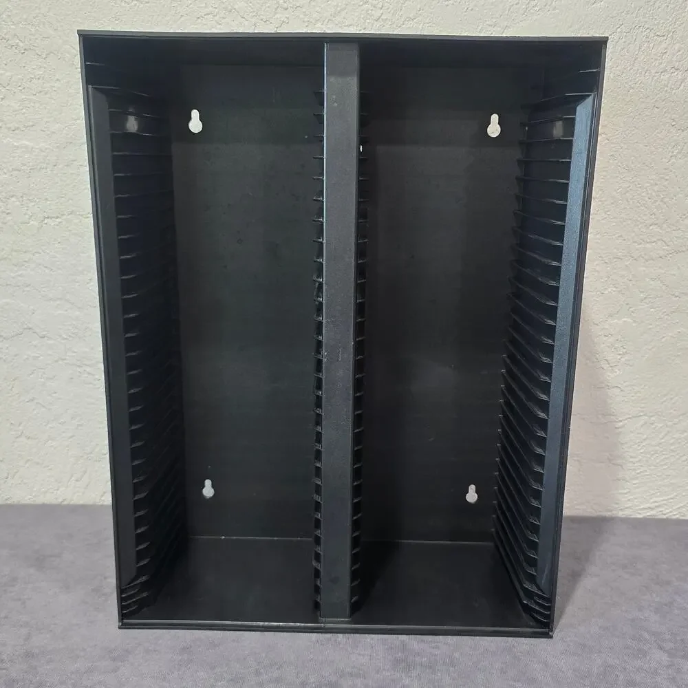 Alpha 60 CD Holder Shelf Organizer Rack Stand Wall Mount for Compact Disks
